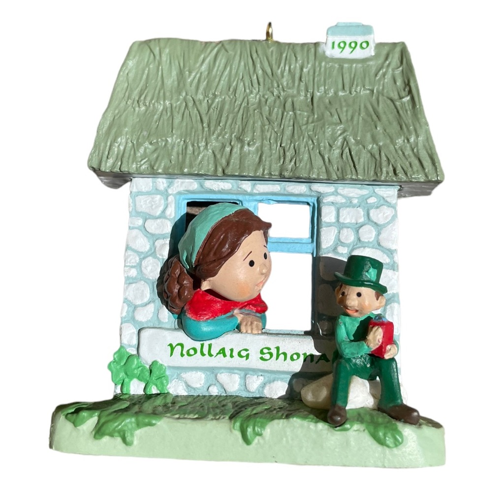 Hallmark Keepsake Irish Windows of the World Vintage 1990 Ornament